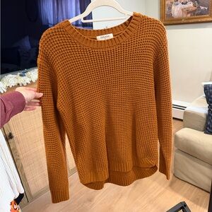 Zenana Outfitters Rust Knit Sweater